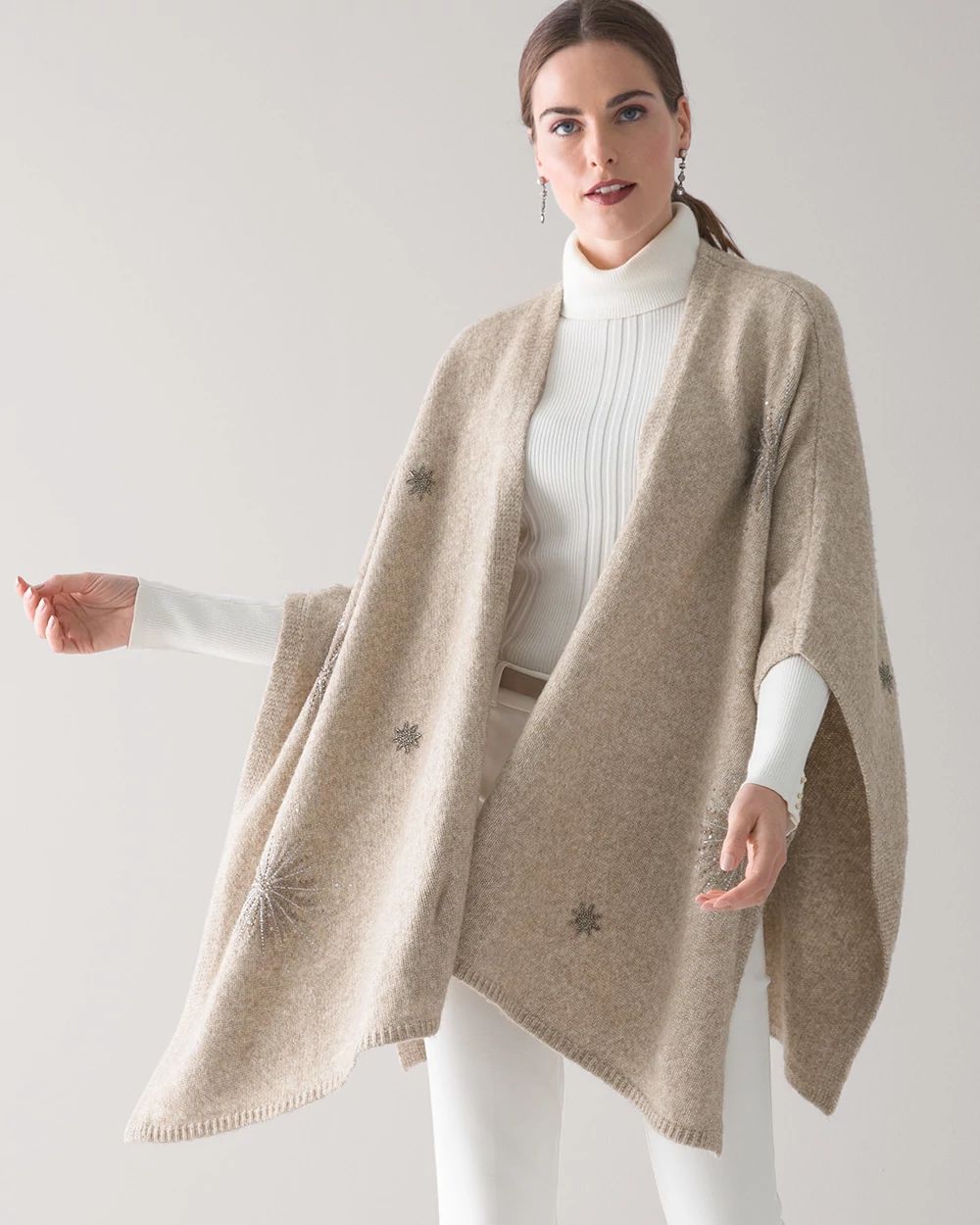 Celestial Print Ruana Wrap