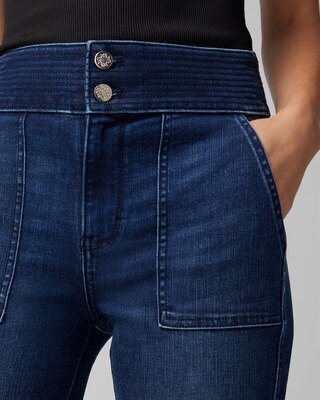 Extra High-Rise Everyday Soft Trapunto Slim Jeans