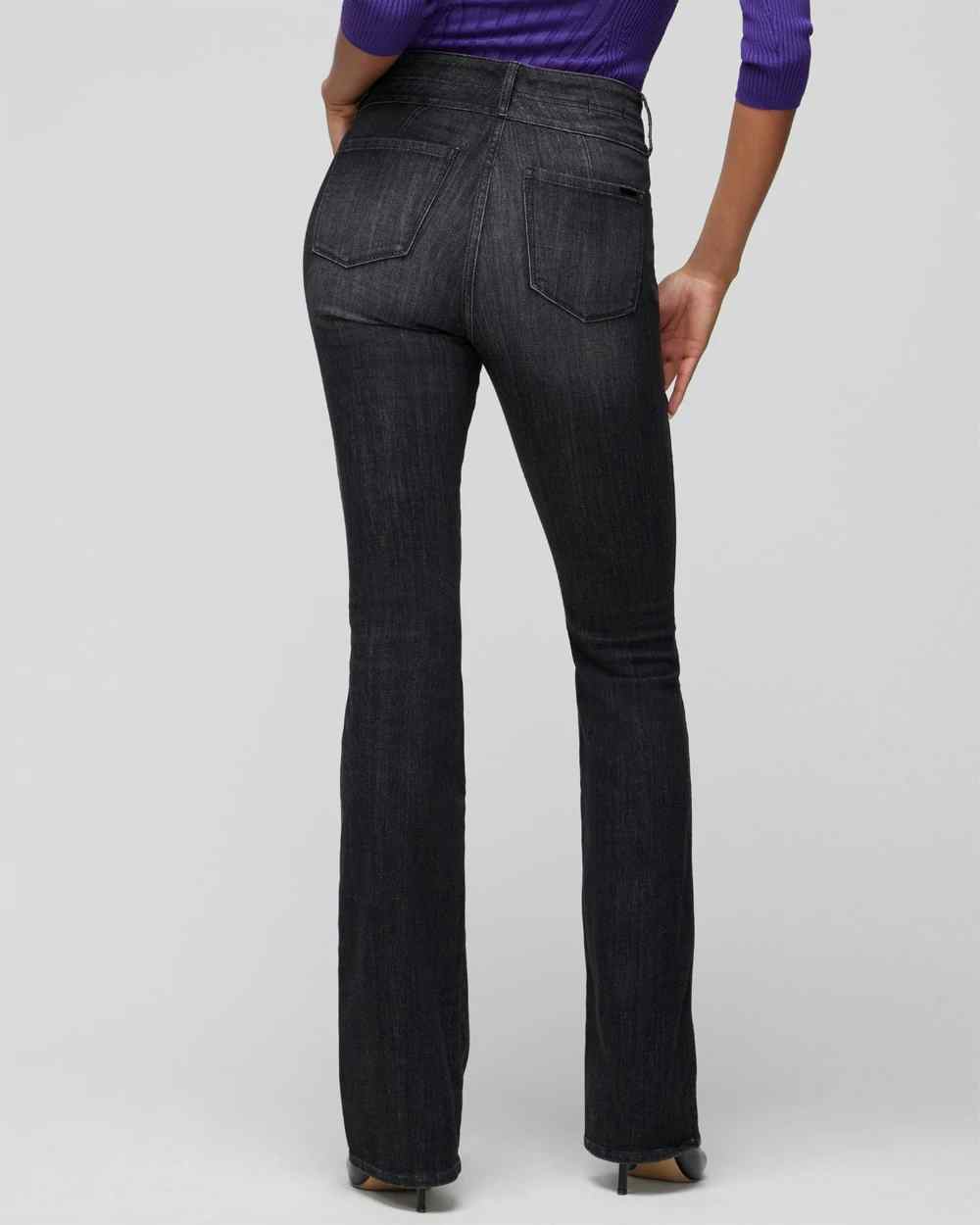 Pintuck House Market White | Skinny Extra-High Jeans Flare Rise Black