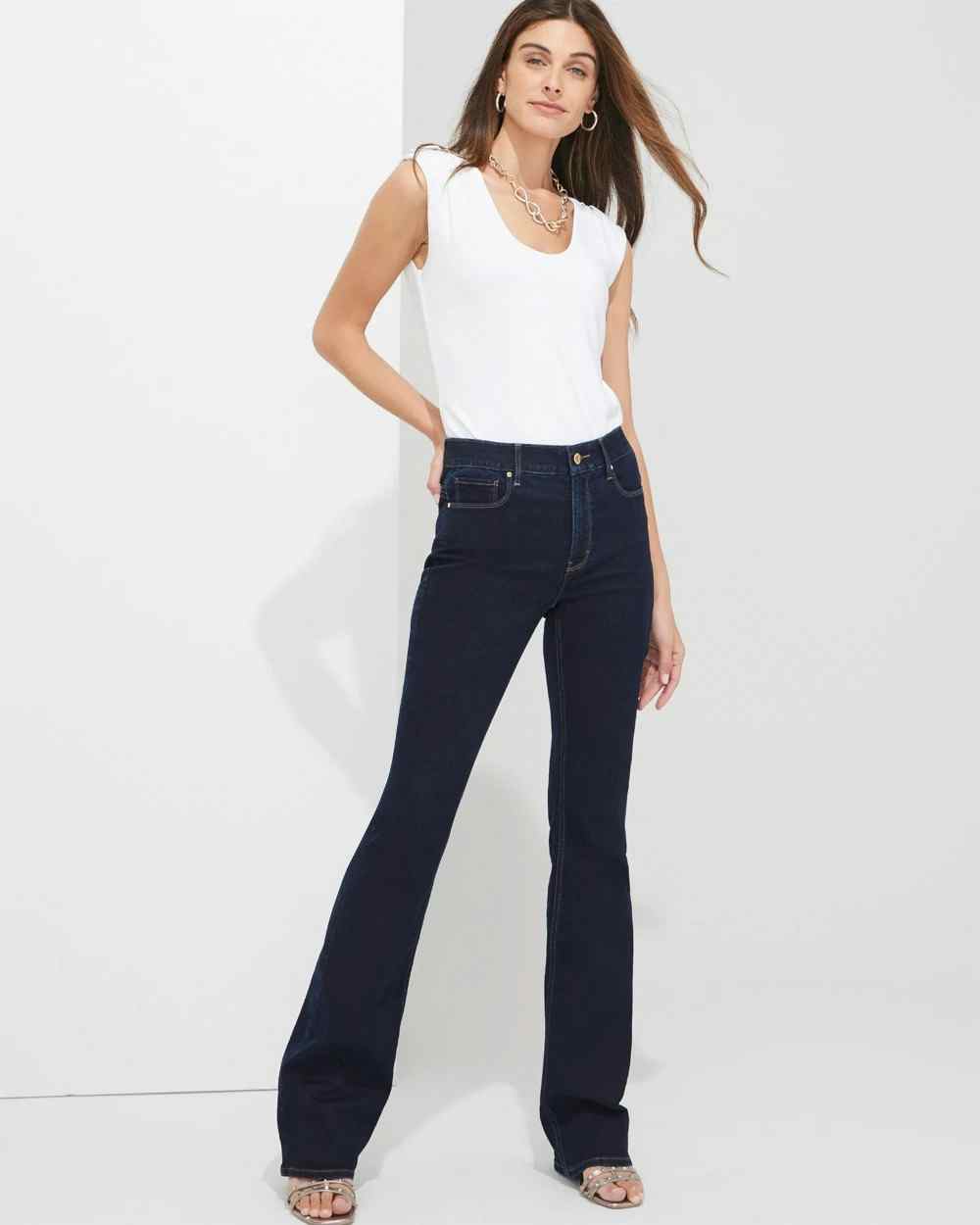 Outlet WHBM High Rise Skinny Flare Jeans | White House Black Market