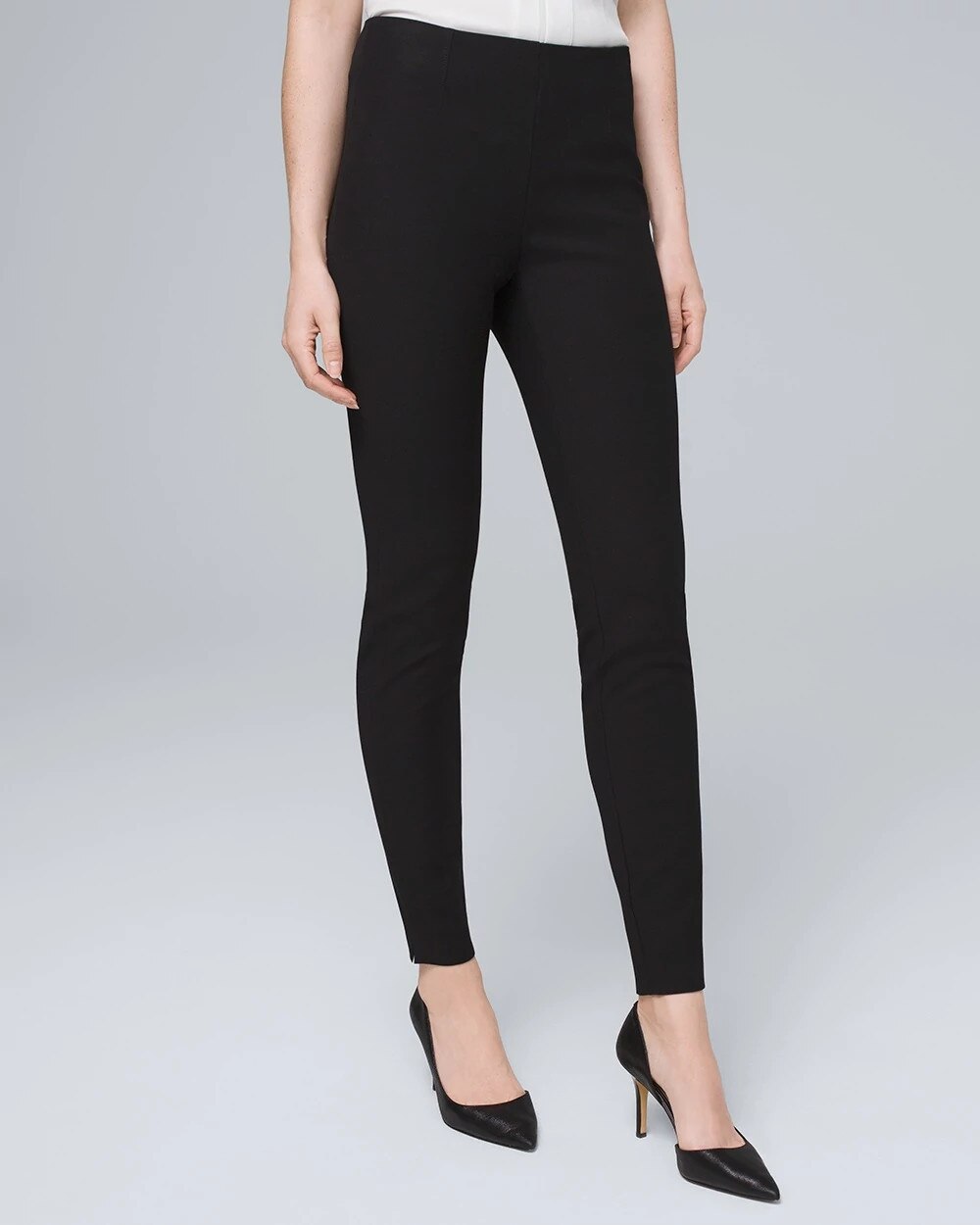 Flat front side 2024 zip ankle pants