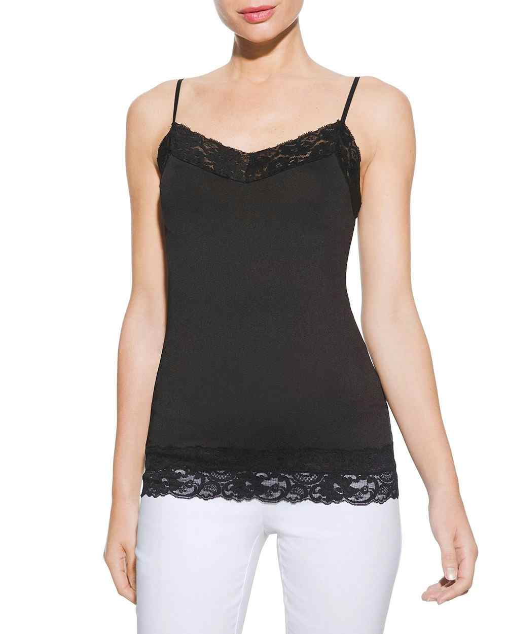 Outlet WHBM Wide-Lace Trim Cami | White House Black Market