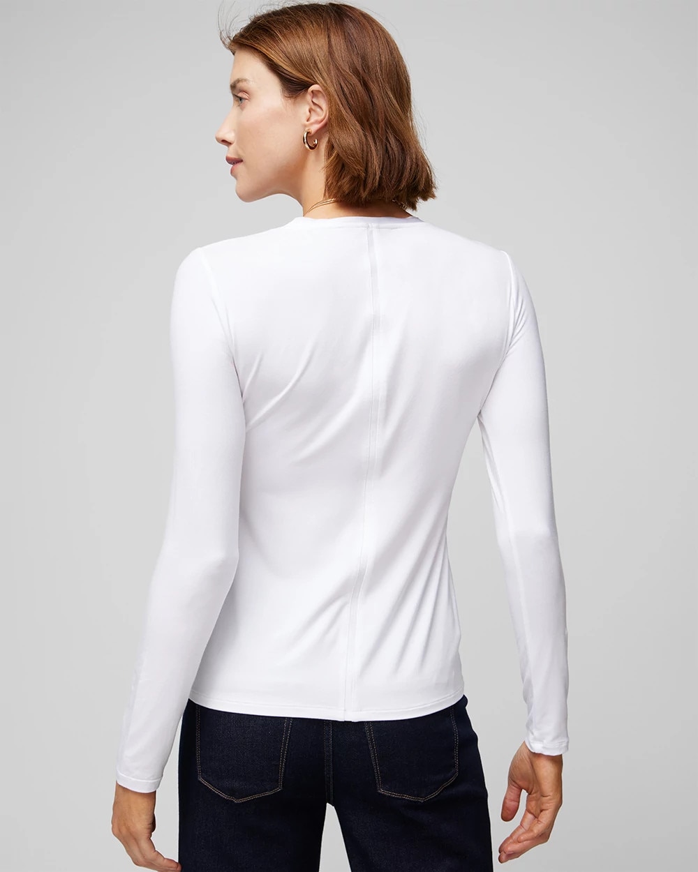 Long Sleeve Layering Tee White House Black Market