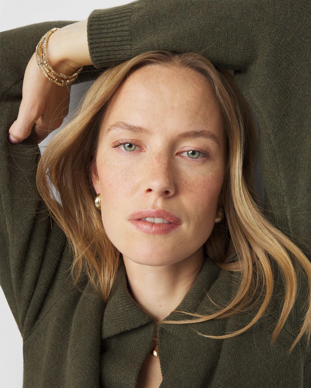 White House Black Market Petite Polo Sweater Dress In Heather Sergeant