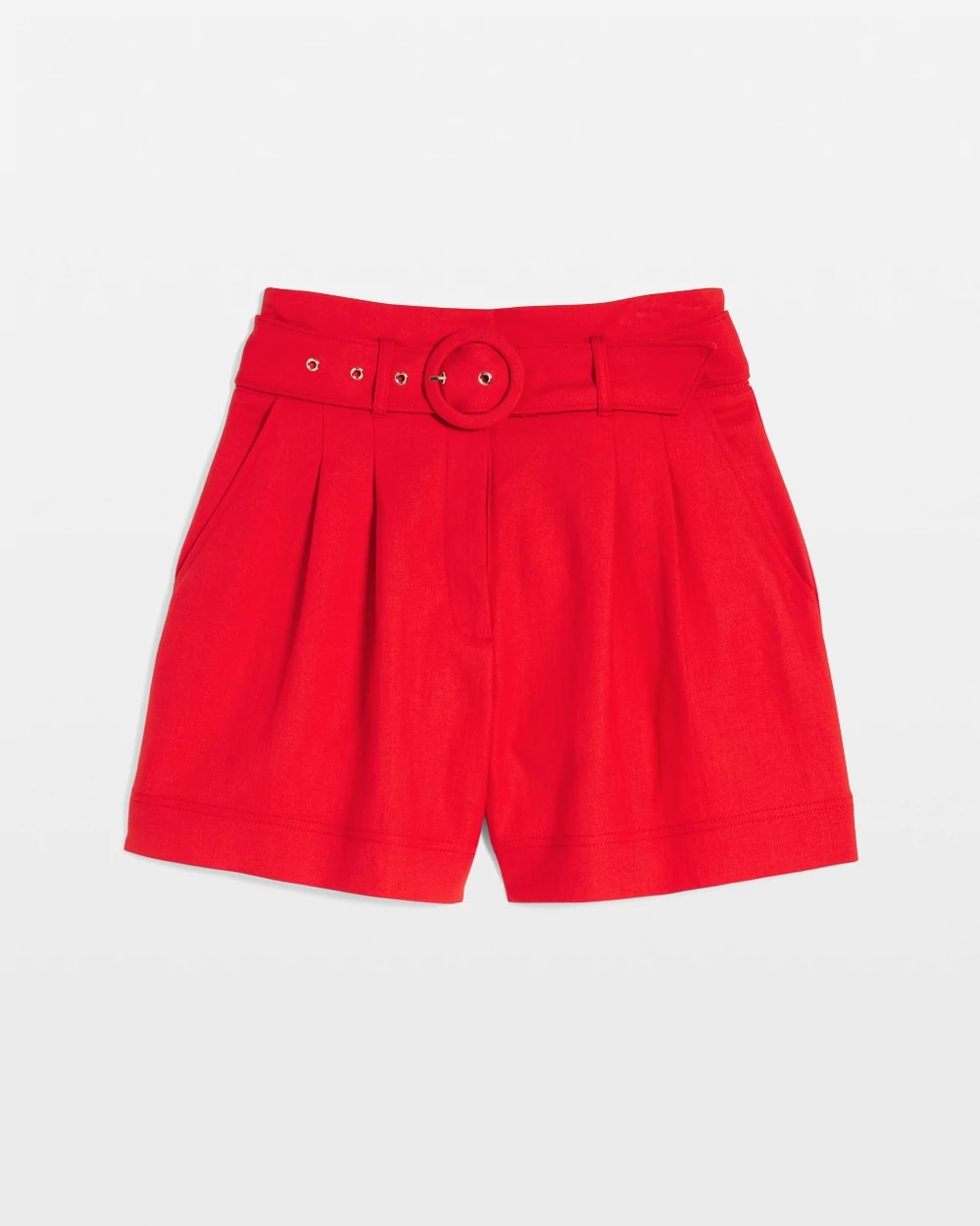 White House Black Market Extra High-rise Belted Shorts