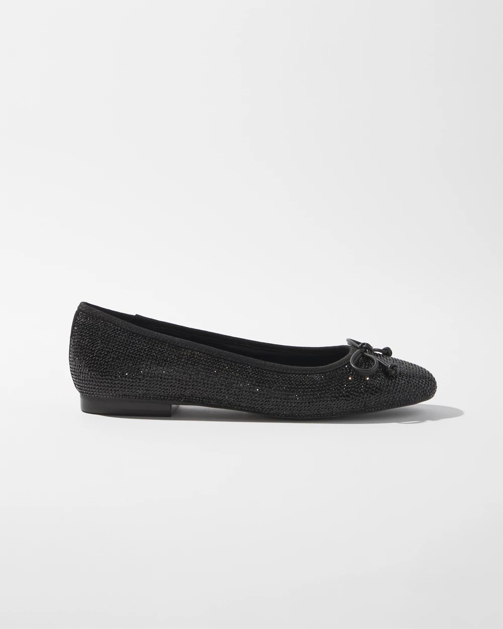 White House Black Market Embellished Ballet Flats In Black