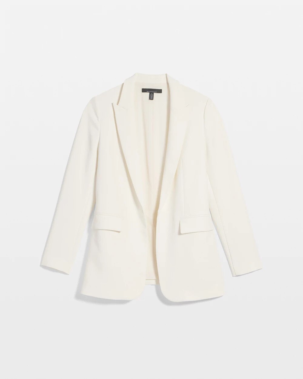 White House Black Market Open Front Blazer In Antique White