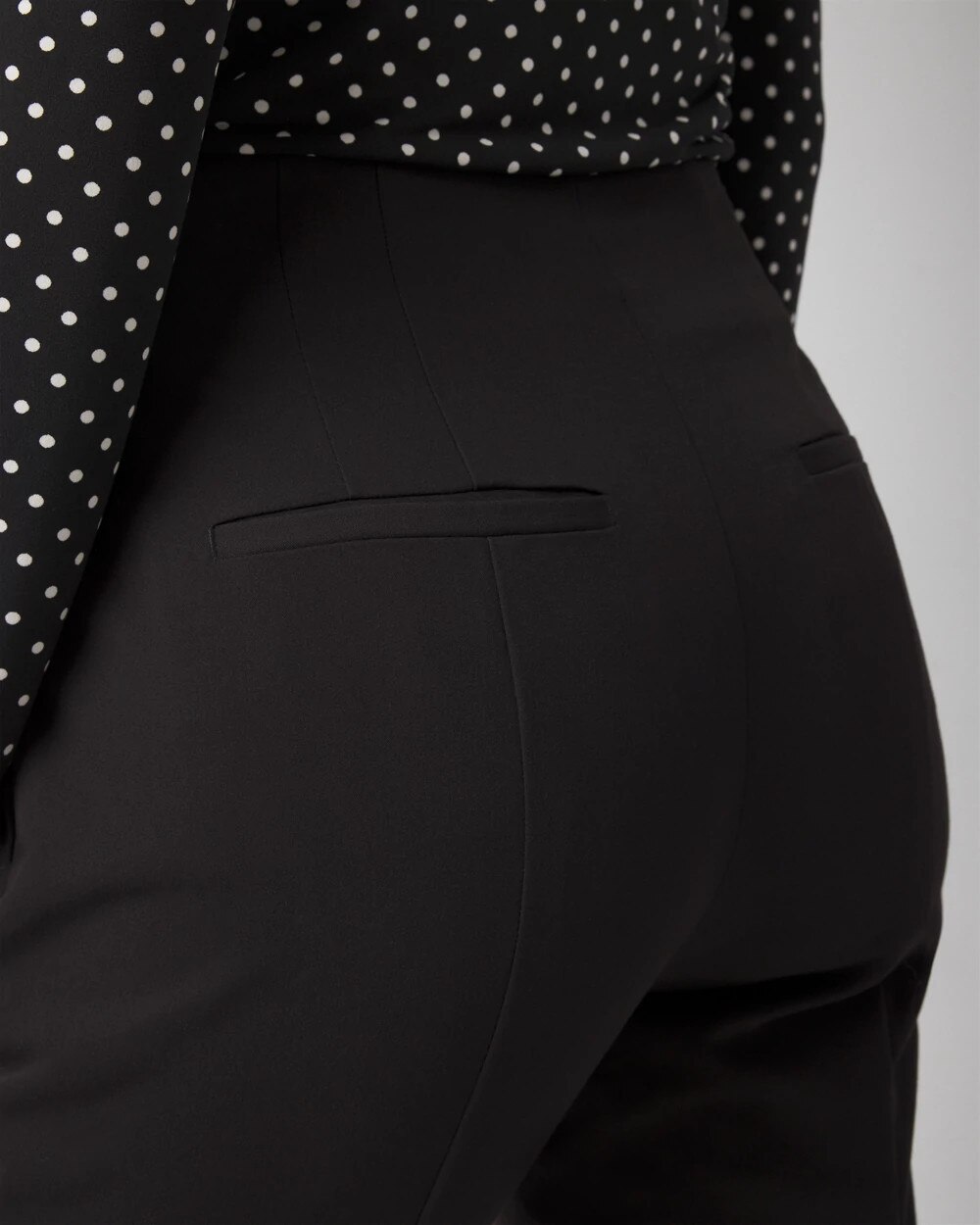 White House Black Market Extra High-rise Slim Trousers In Black