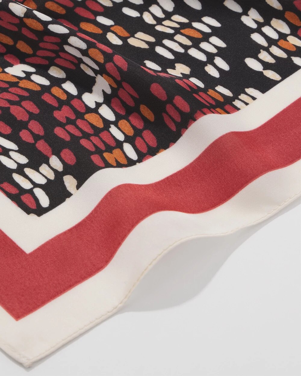 White House Black Market Snake Print Square Scarf