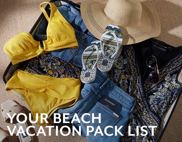 Your beach vacation pack list
